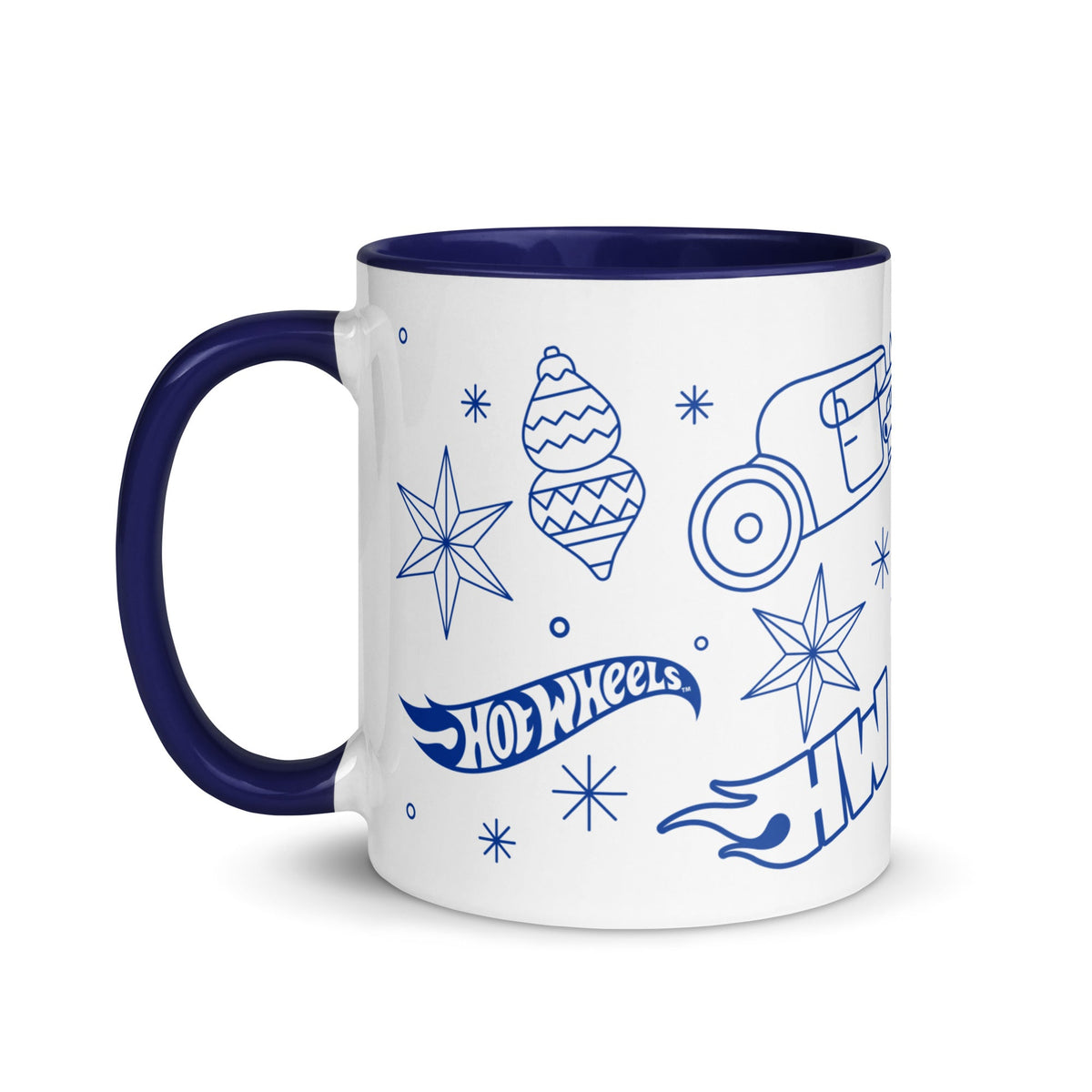 Hot Wheels Holiday Icons White Mug