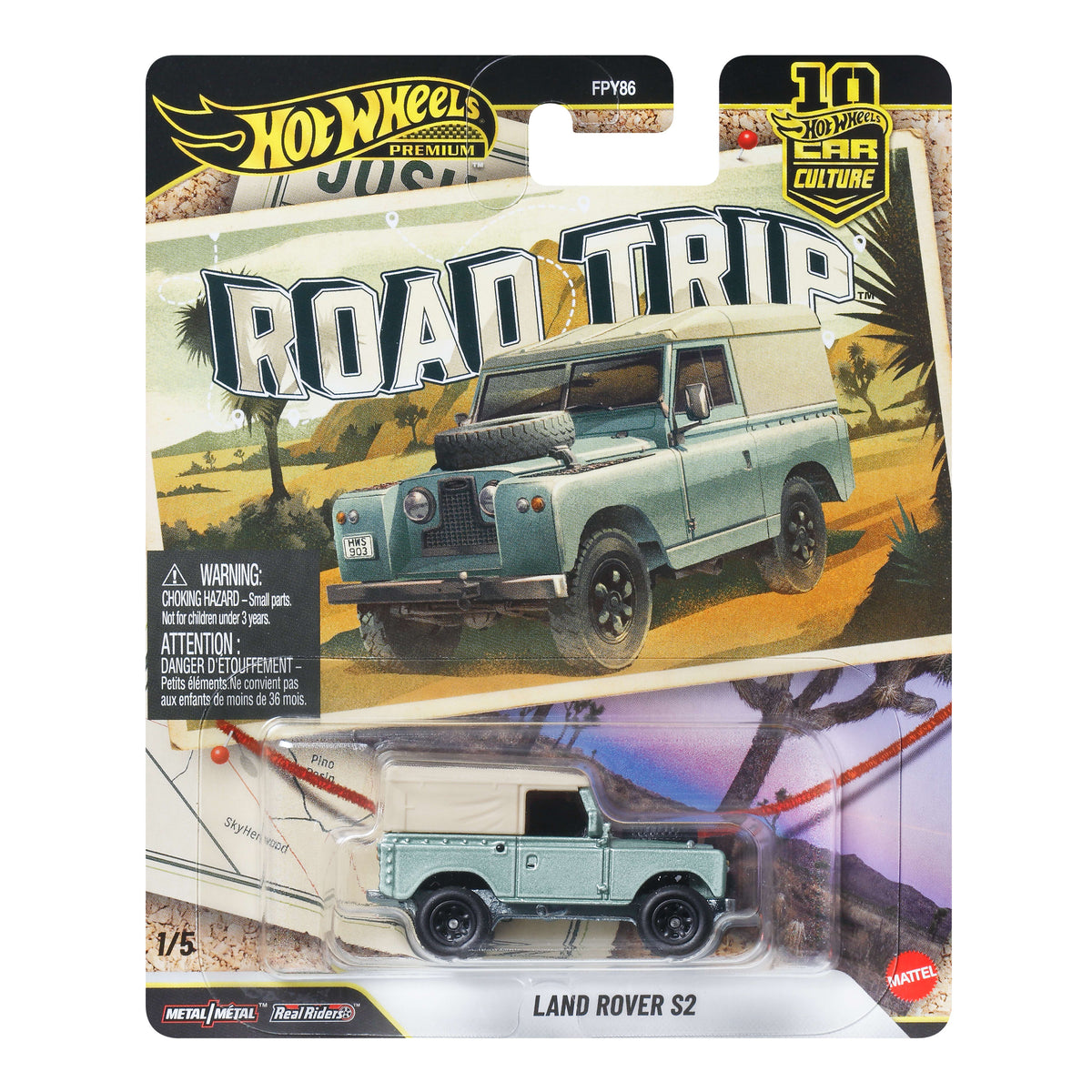 Hot Wheels Premium Car Culture Road Trip Land Rover S2