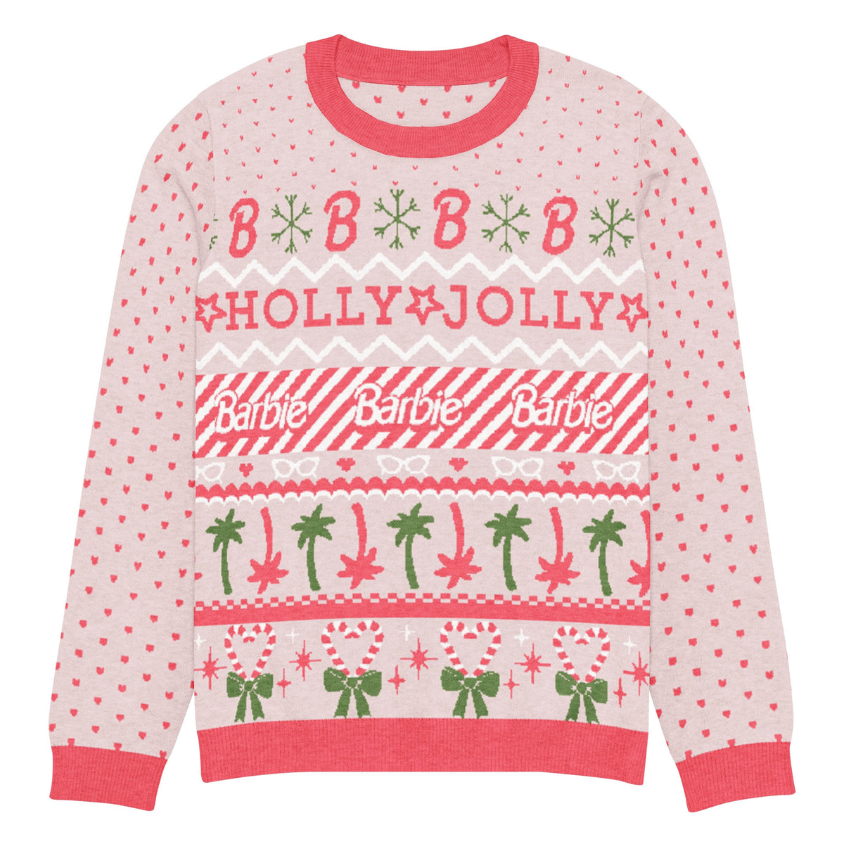 Barbie Holly Jolly Pink Ugly Sweater