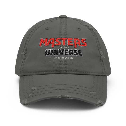 Masters of the Universe The Movie Logo Grey Dad Hat