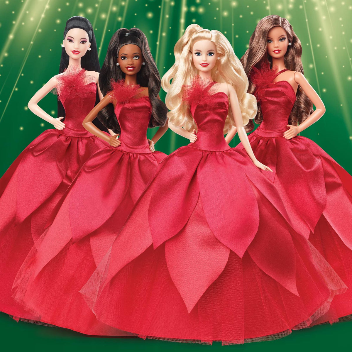 2022 Holiday Barbie, Light-Brown Hair