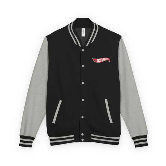 Hot Wheels Logo Black Varsity Jacket