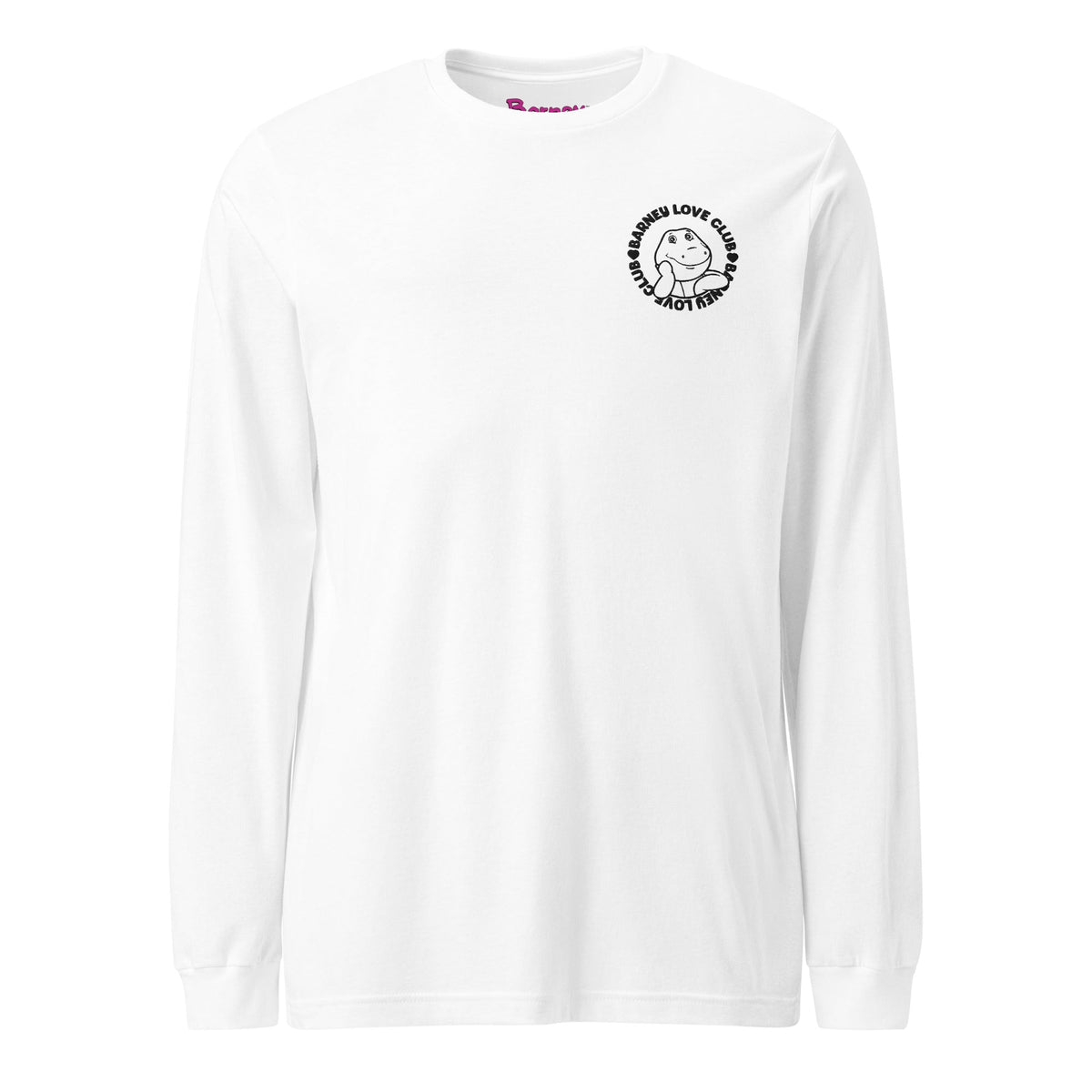 Barney Embroidered Love Club Long Sleeve T-Shirt