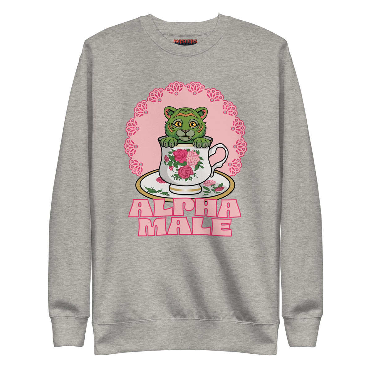 Masters of the Universe Movie Cringer Teacup Gray Sweatshirt