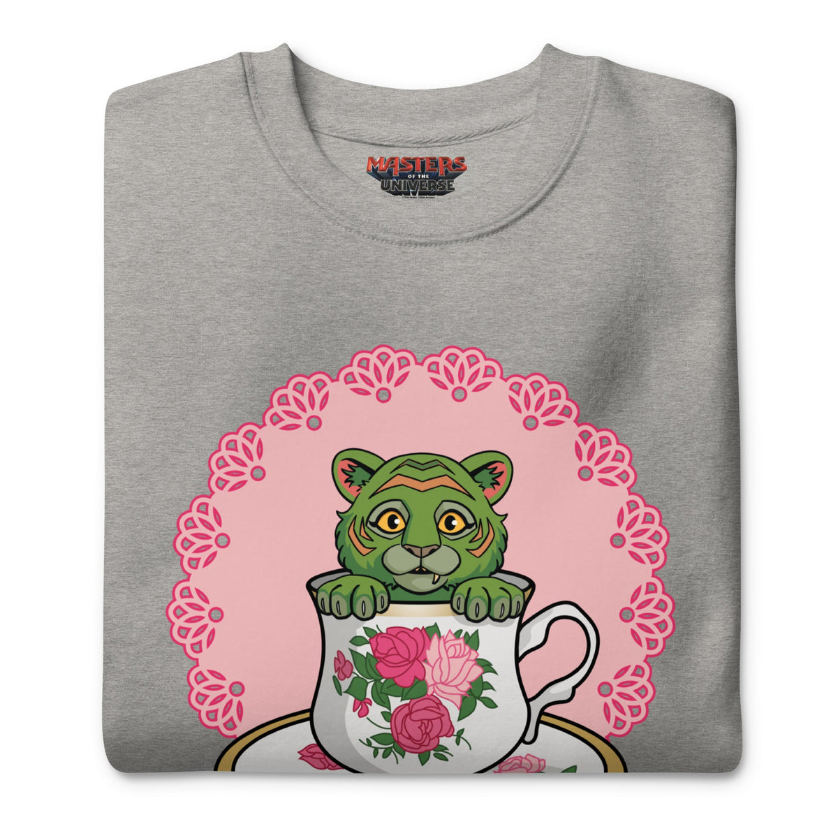 Masters of the Universe Movie Cringer Teacup Gray Sweatshirt