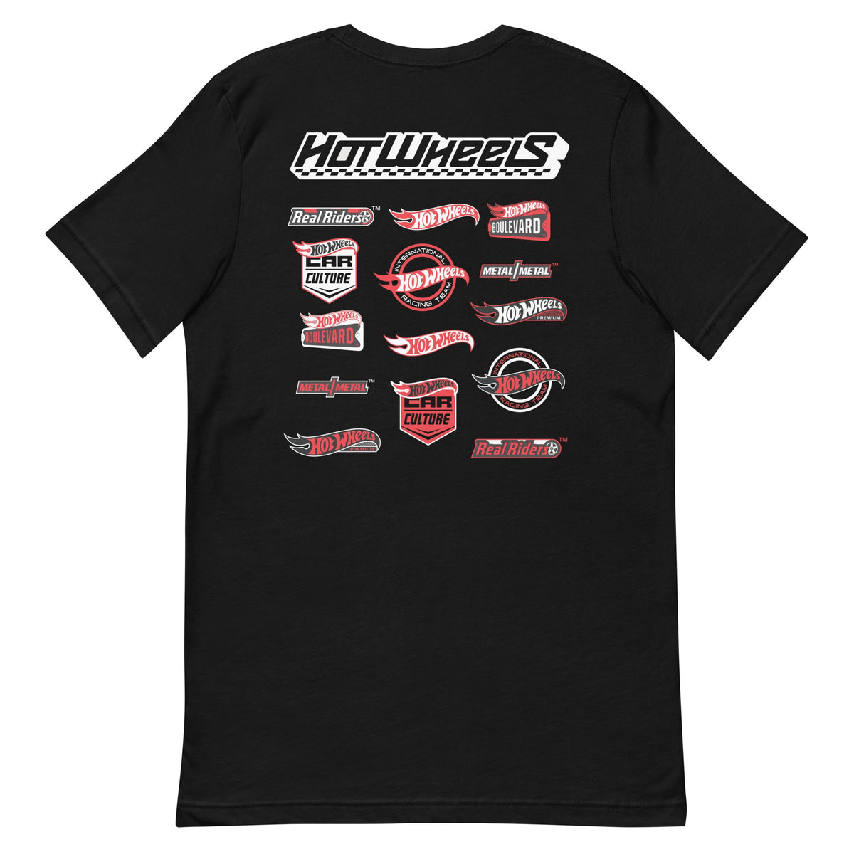 Hot Wheels High Performance Racing Embroidered Black T-Shirt