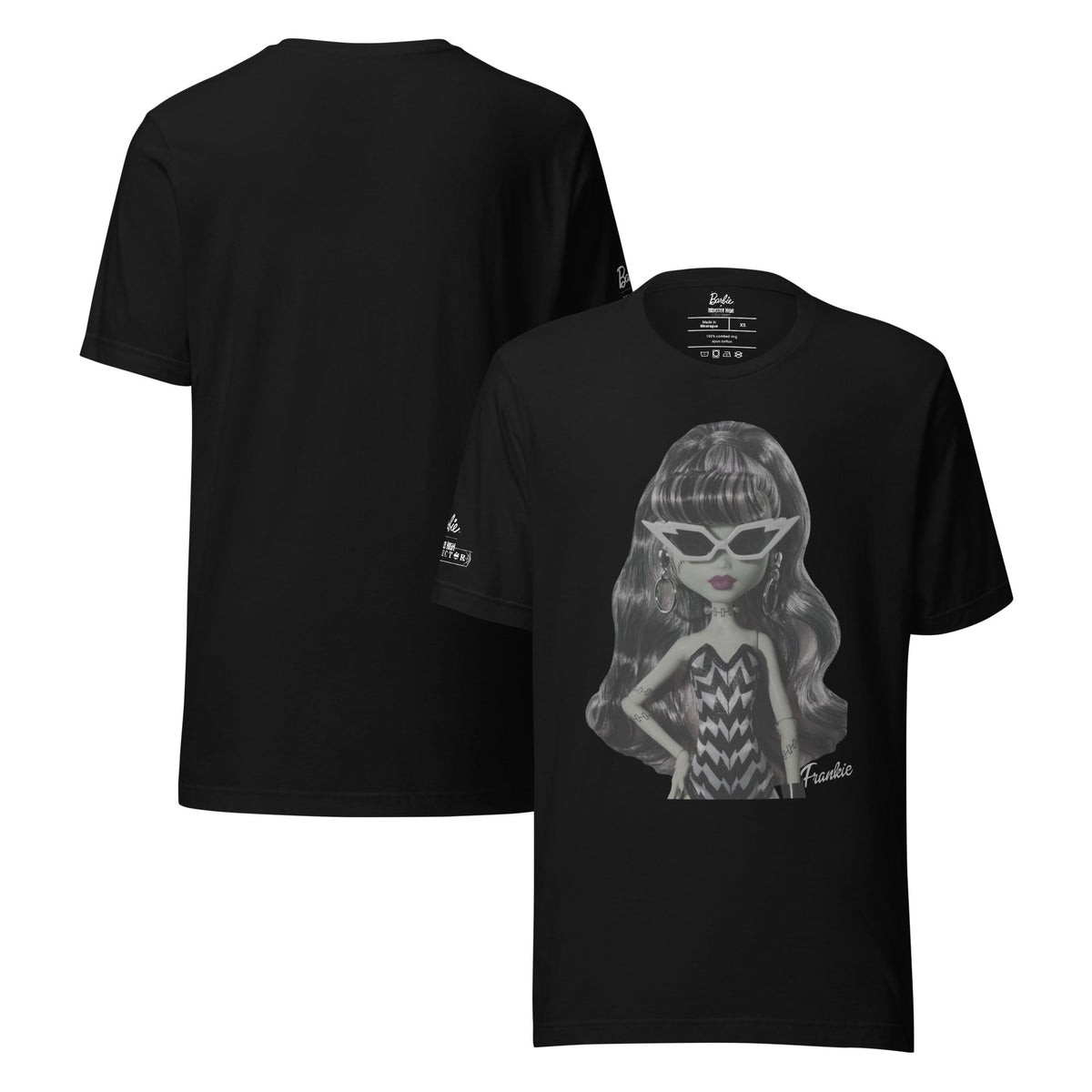 Monster High Barbie Frankie Barbie Black T-shirt